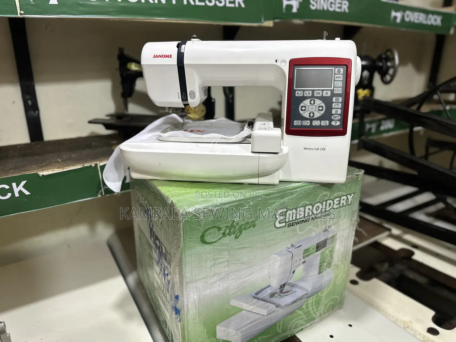 Janome 230e Embroidery Sewing Machines With 4years Warranty