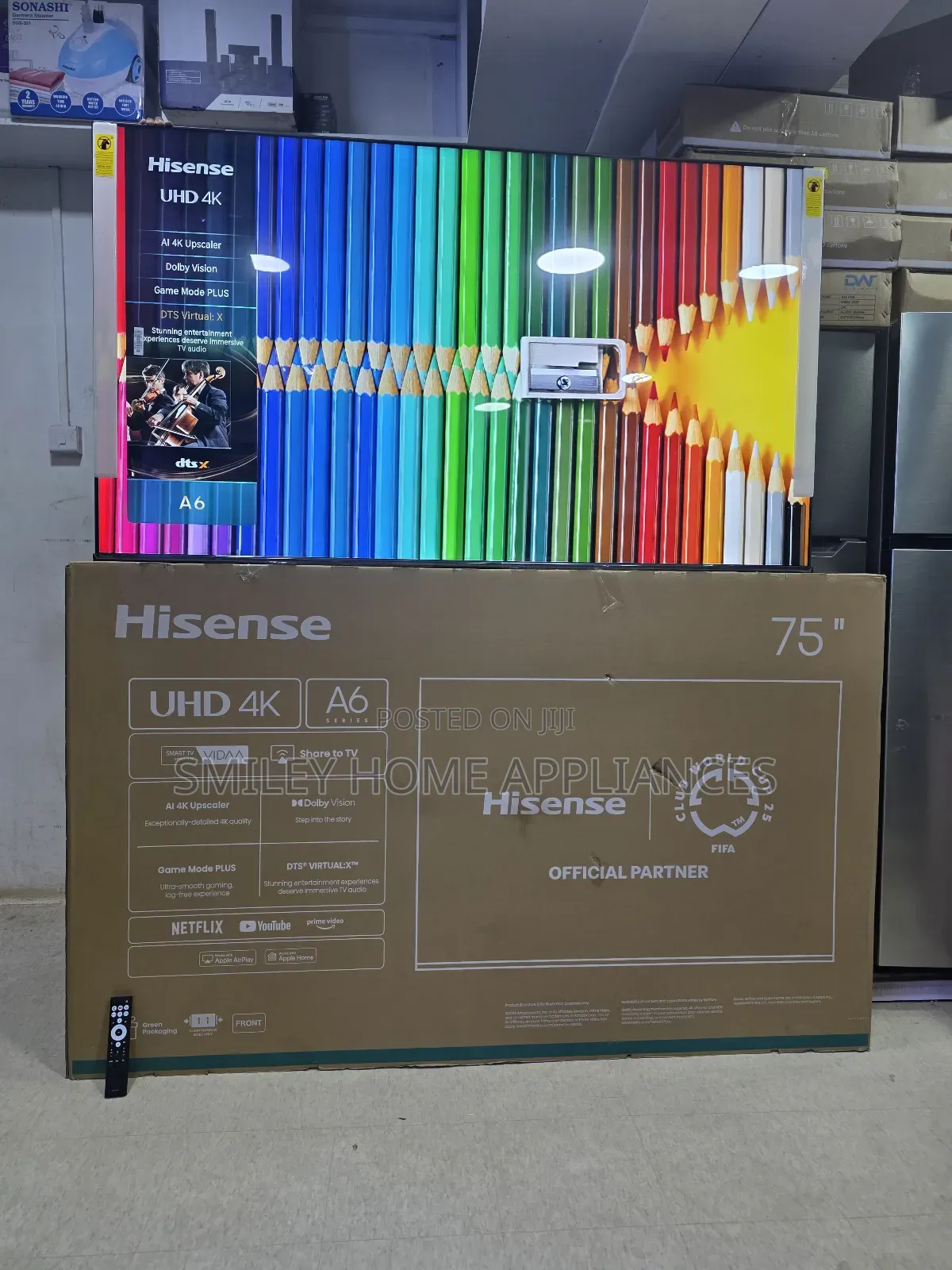 Hisense 75a6n/Q Uhd4k A6 Series 75inches Vidaa Smart Tv at Beeyi Powa