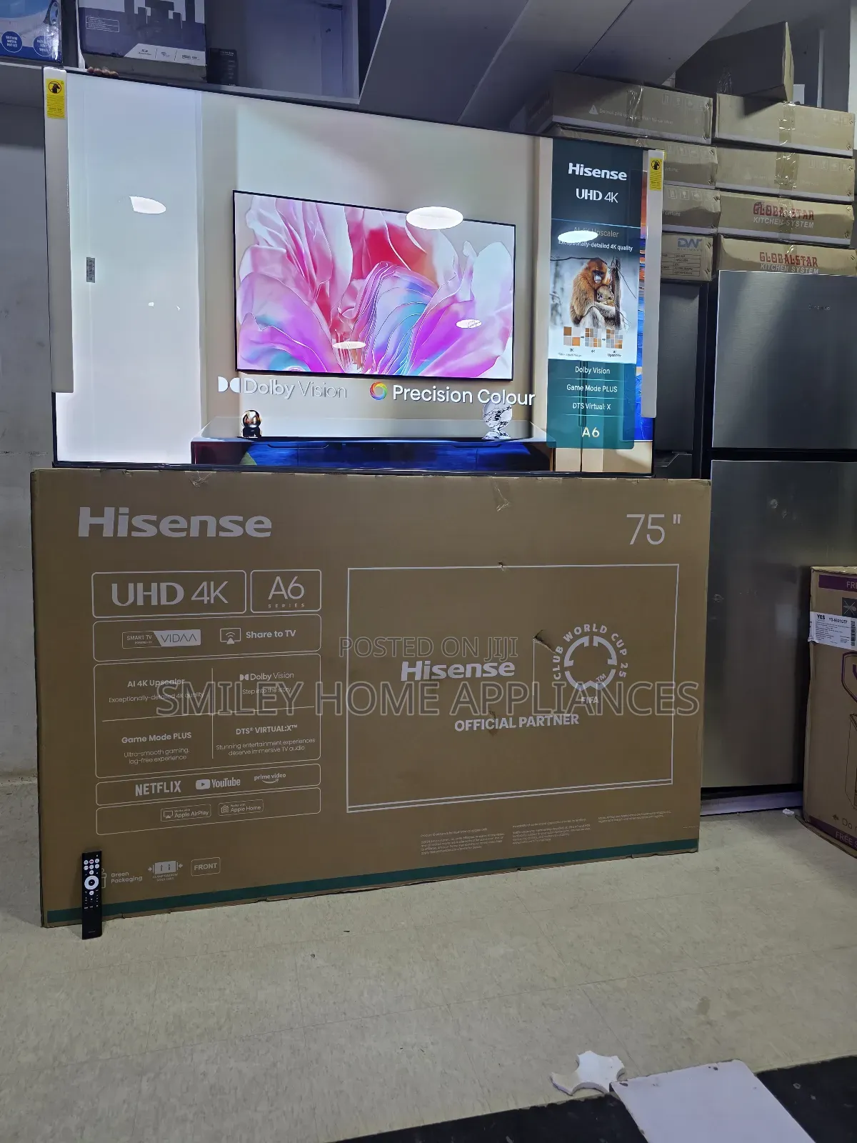 Hisense 75inches A6 Series Uhd4k A6series Vidaa Digital Smart Tv