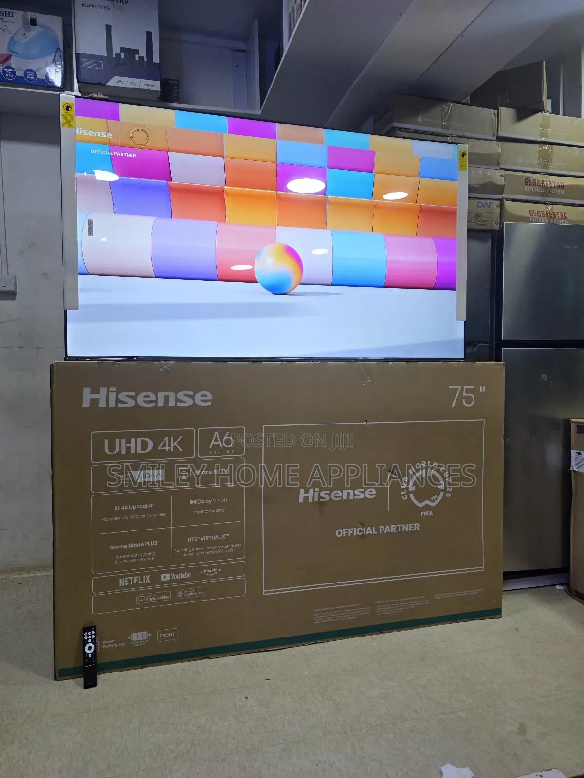 Hisense 75inches A6 Series Uhd4k A6series Vidaa Digital Smart Tv