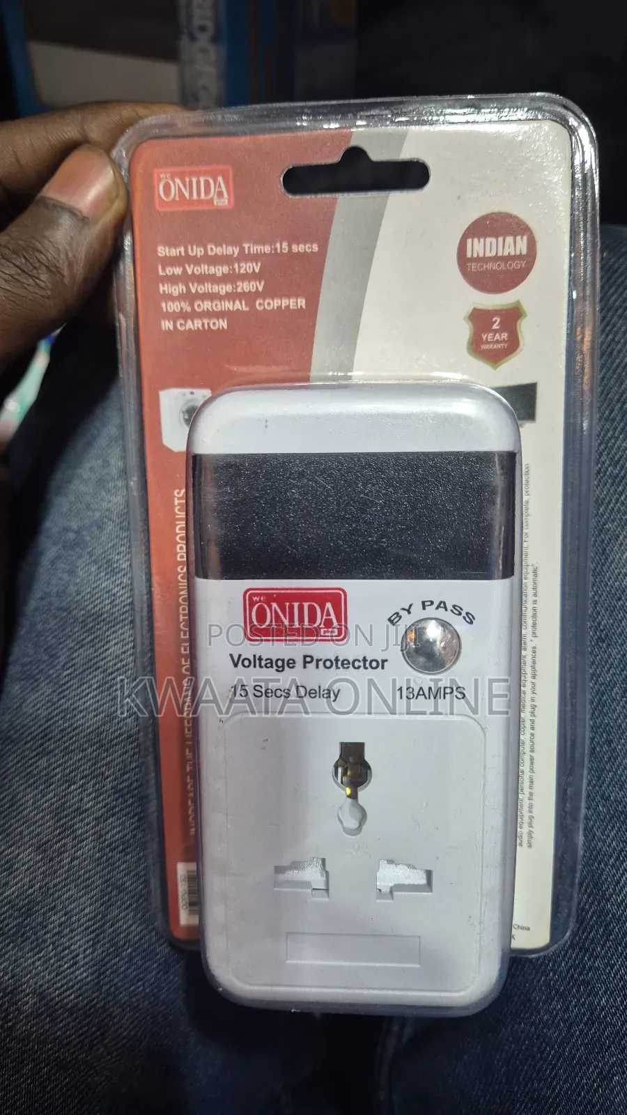 Onida Plus Smart Surge Voltage Protector With LCD Screen - Automatic