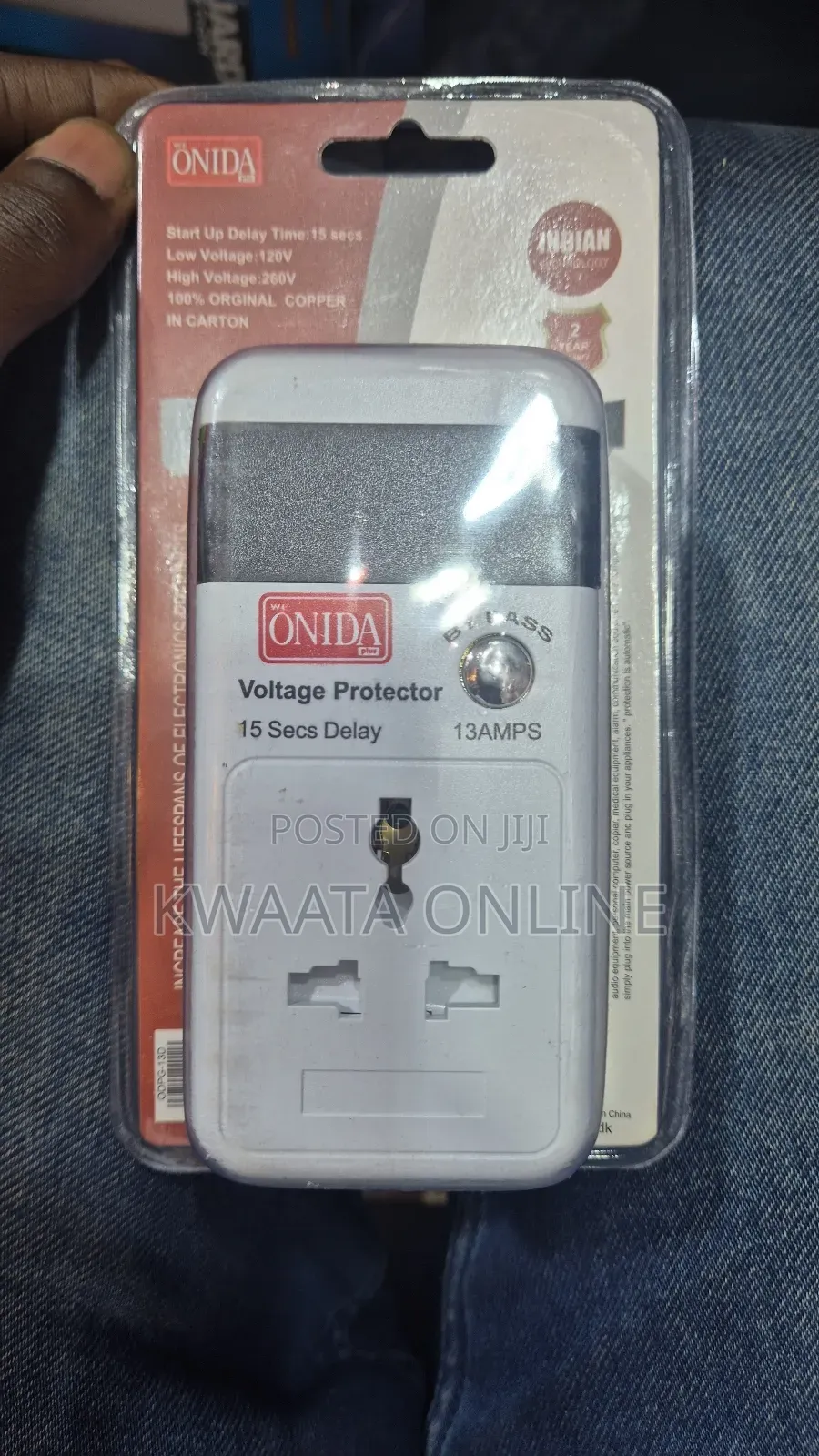 Onida Plus Smart Surge Voltage Protector With LCD Screen - Automatic