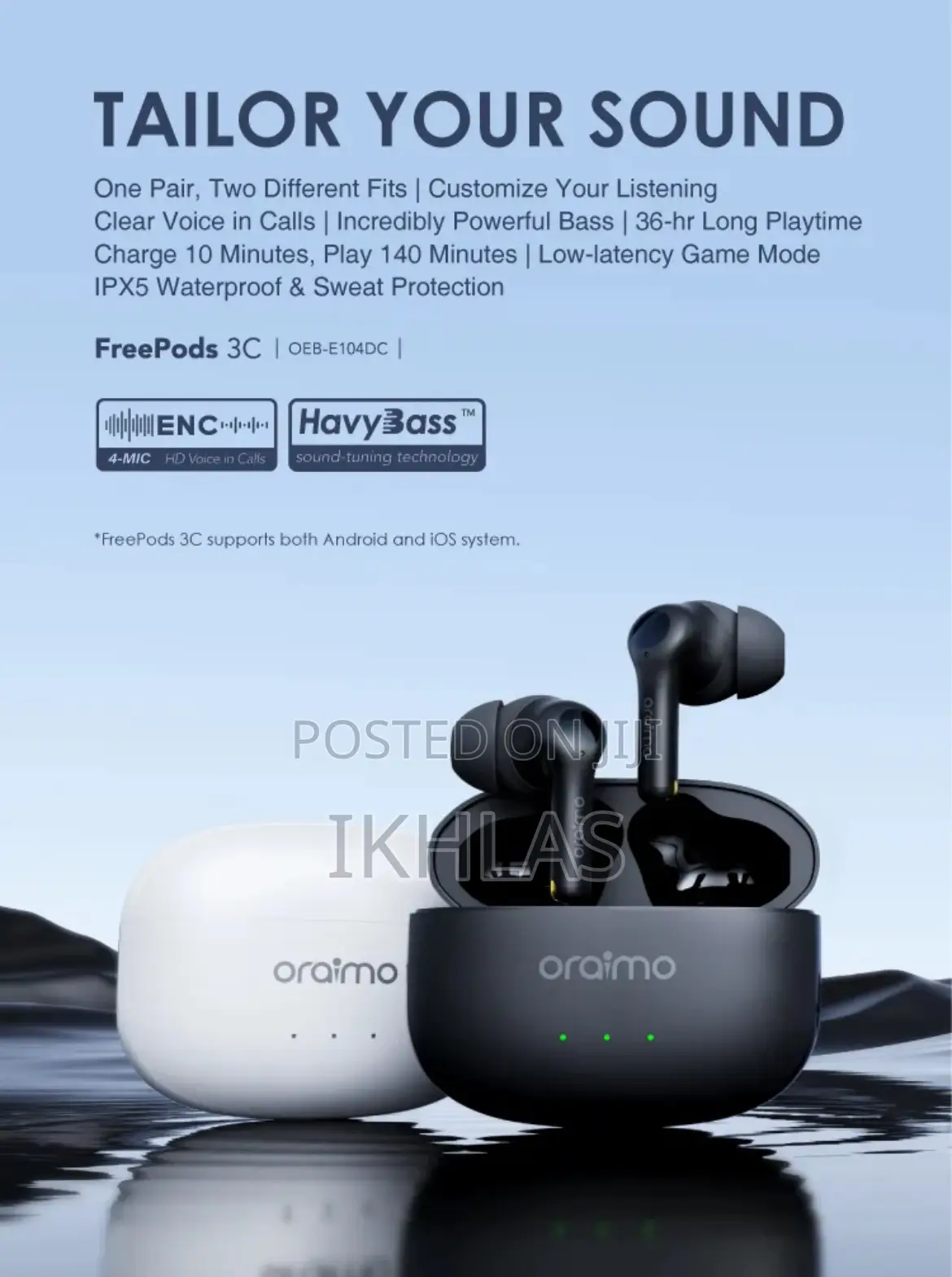 Oriamo Freepods 3c