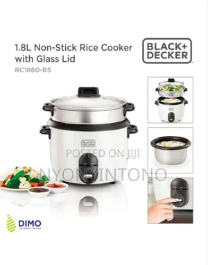 Black Decker 2.8l Top-Quality Rice Cooker With 2yrs Wty