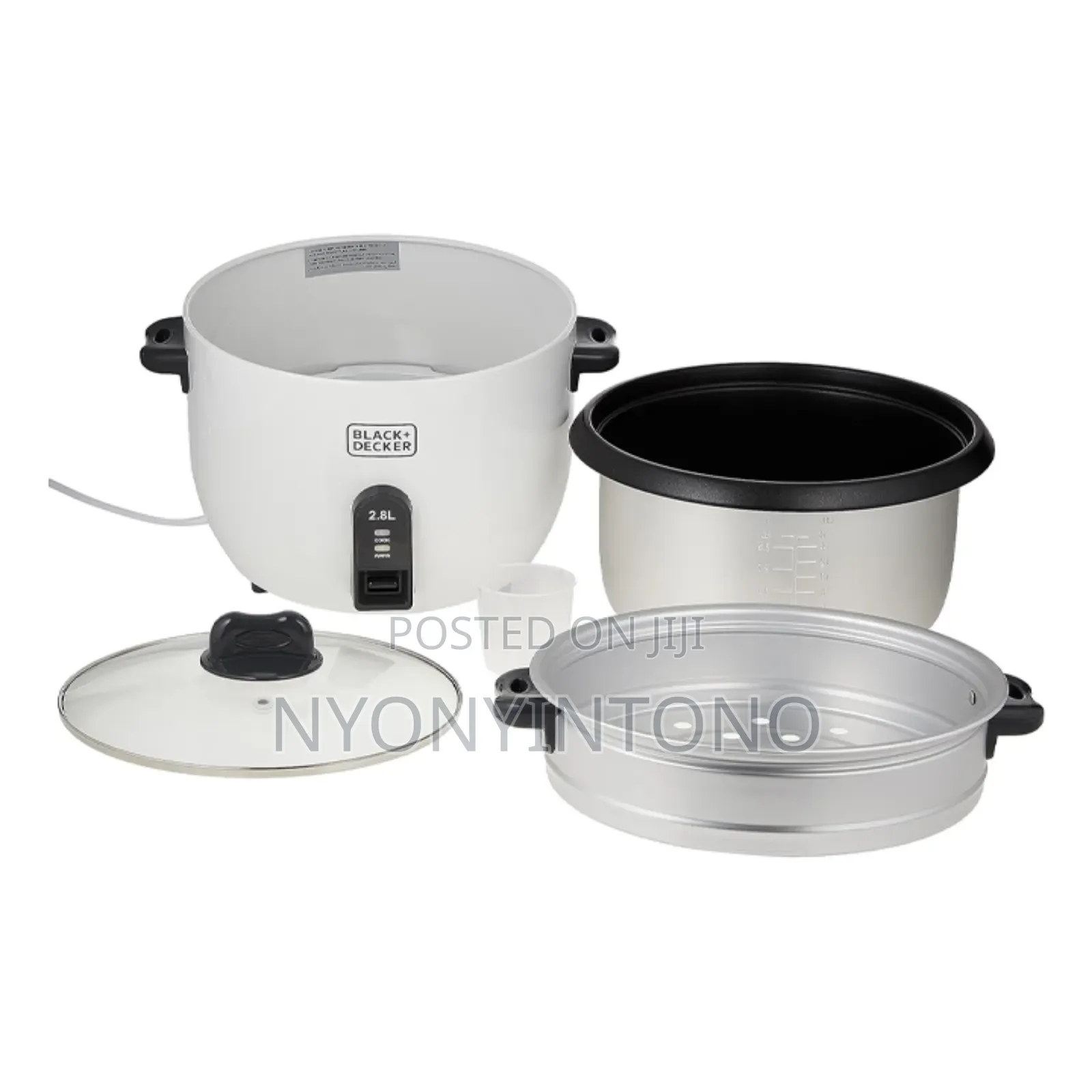Black Decker 2.8l Top-Quality Rice Cooker With 2yrs Wty