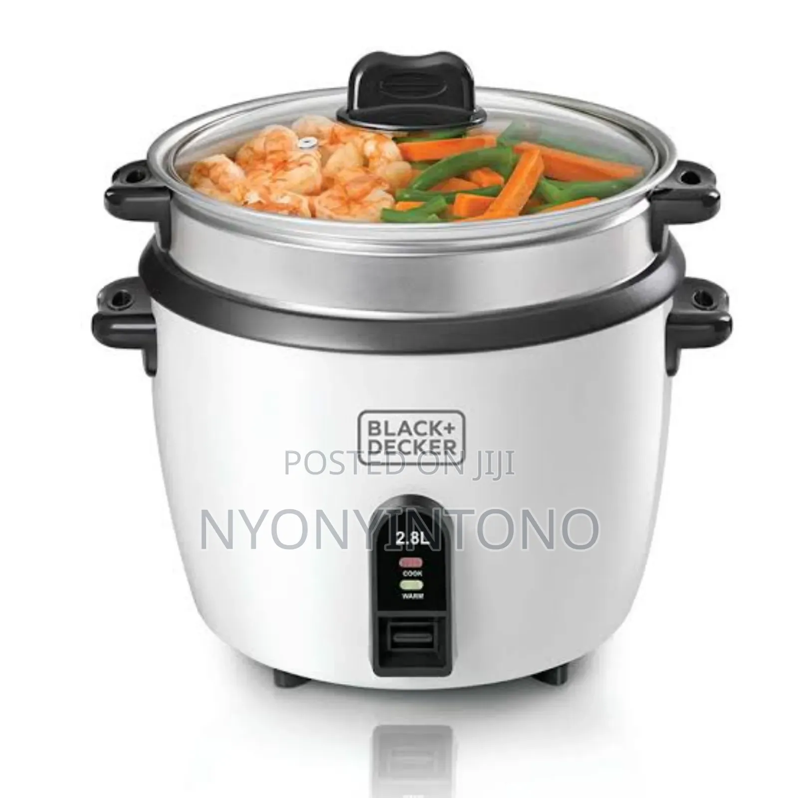 Black Decker 2.8l Top-Quality Rice Cooker With 2yrs Wty