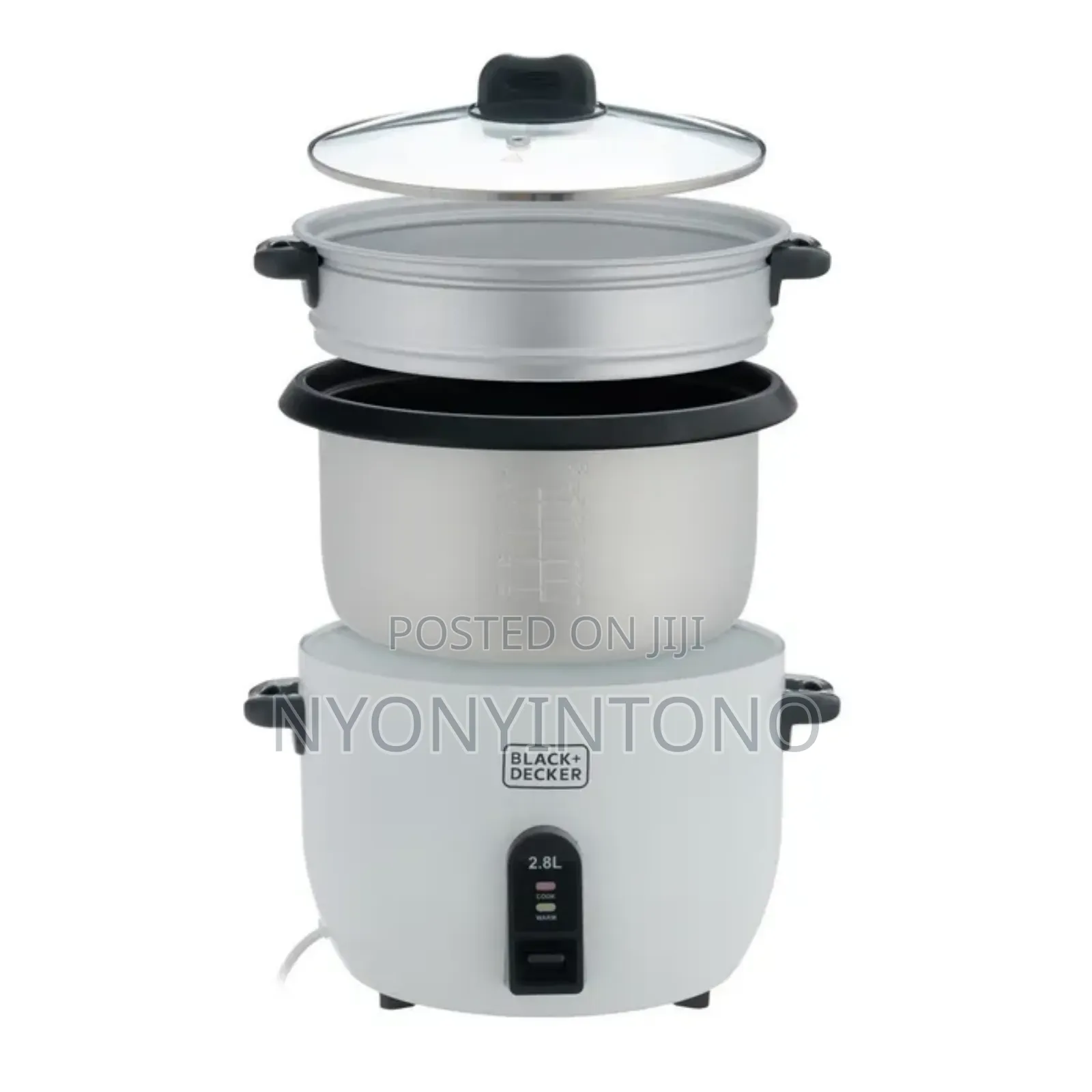 Black Decker 2.8l Top-Quality Rice Cooker With 2yrs Wty