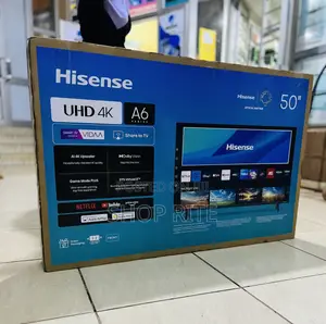 Hisense 50 Inches Smart A6 Series Orginal Ai TVS