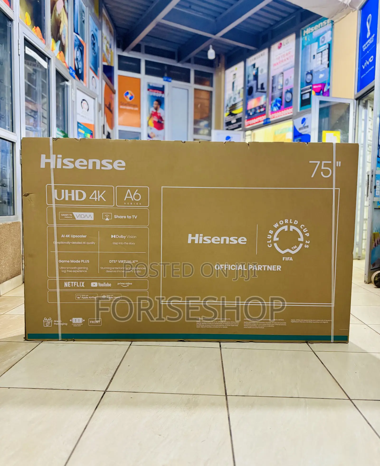 75inch Hisense Smart 4k Uhd Tv A6