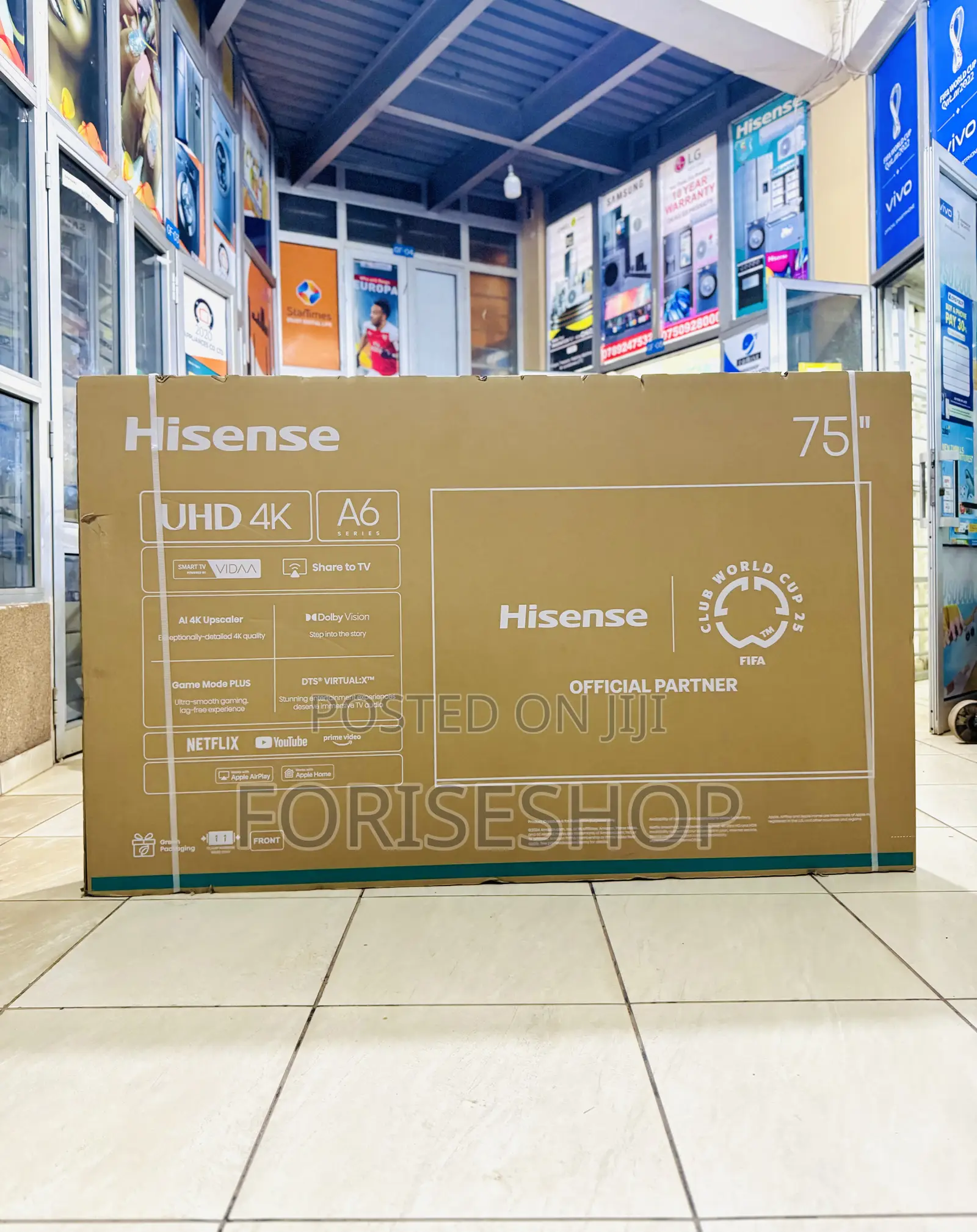 75 Inch Hisense Smart 4k Uhd Tv (Black Friday)