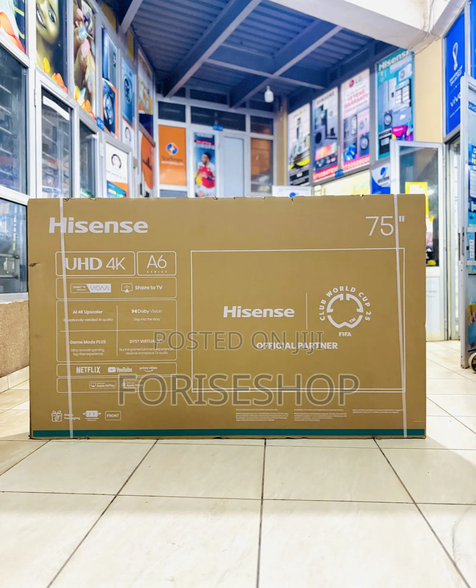 75 Inch Hisense Smart 4k Uhd Tv (Black Friday)