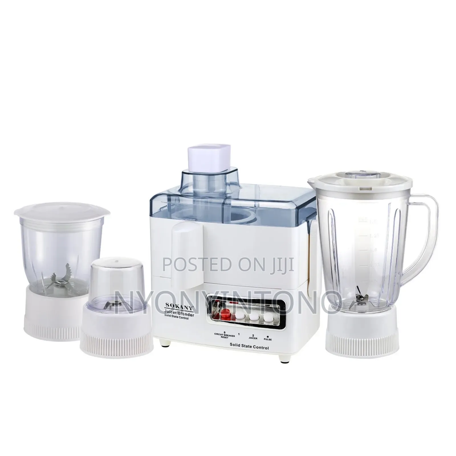 Sokany 4 in 1 Juicer, Blender, Chopper Grinder With 2yrs Warrantee