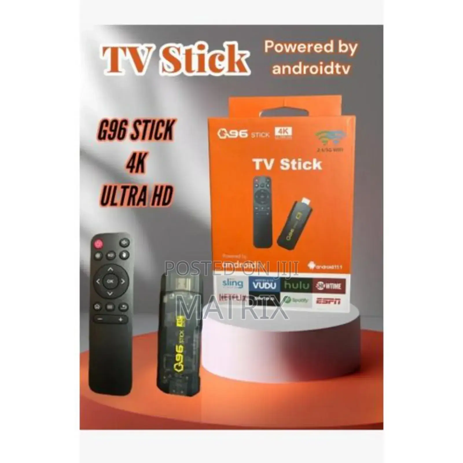 Q6 Android Tv Stick 8gb Ram+128gb Turns a Regular Tv Into a Smart Tv