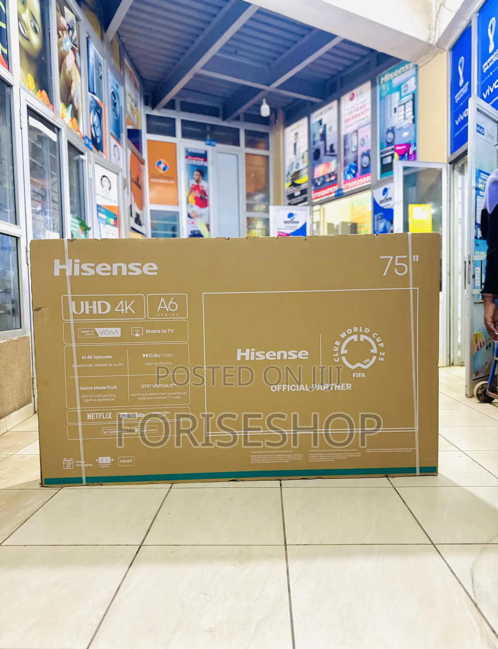 Hisense 75inch Smart 4k Uhd Tv Authentic