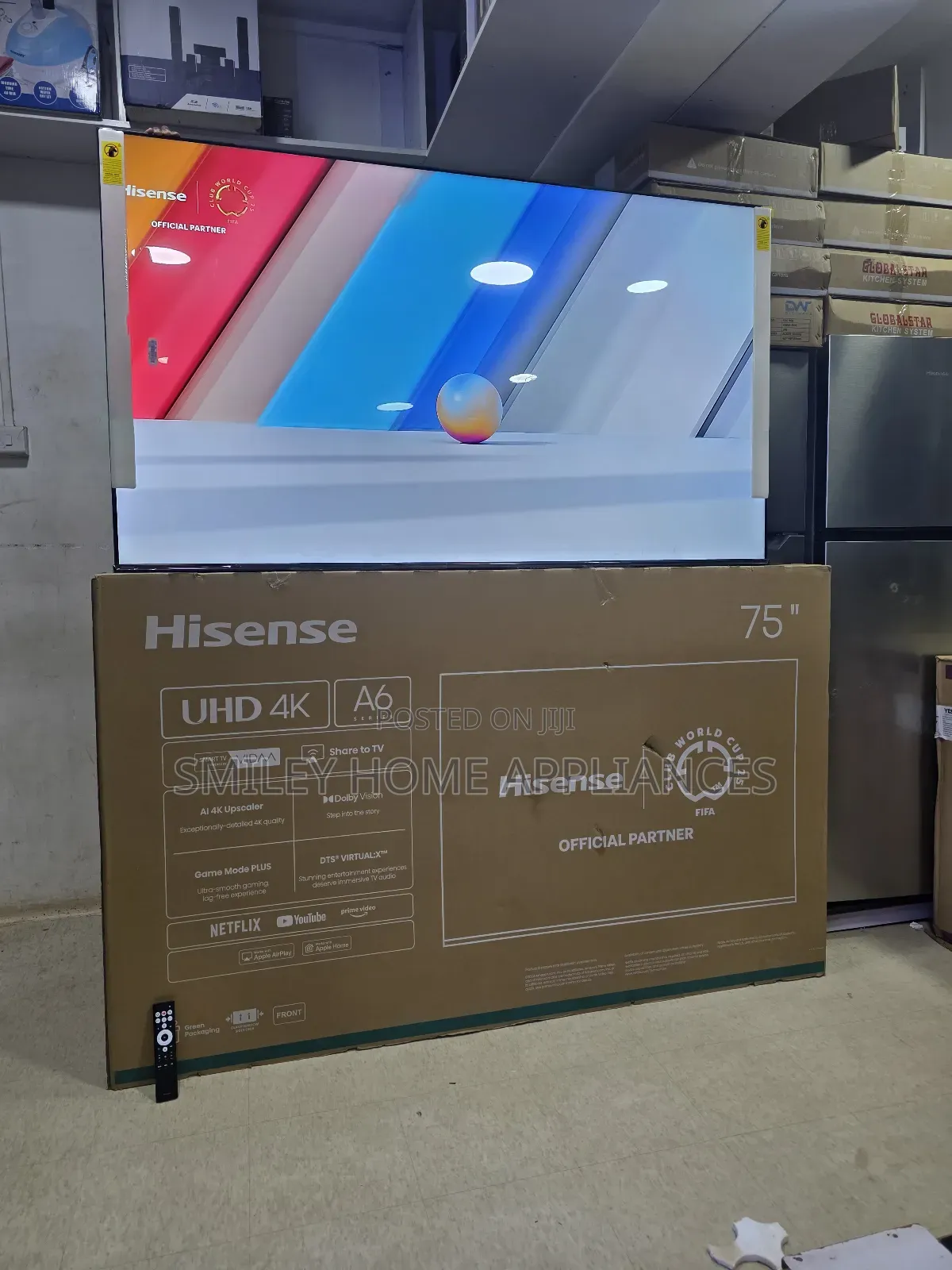 Uhd- A6 Series Hisense 75inches Vidaa Smart Digital Tv at Discount