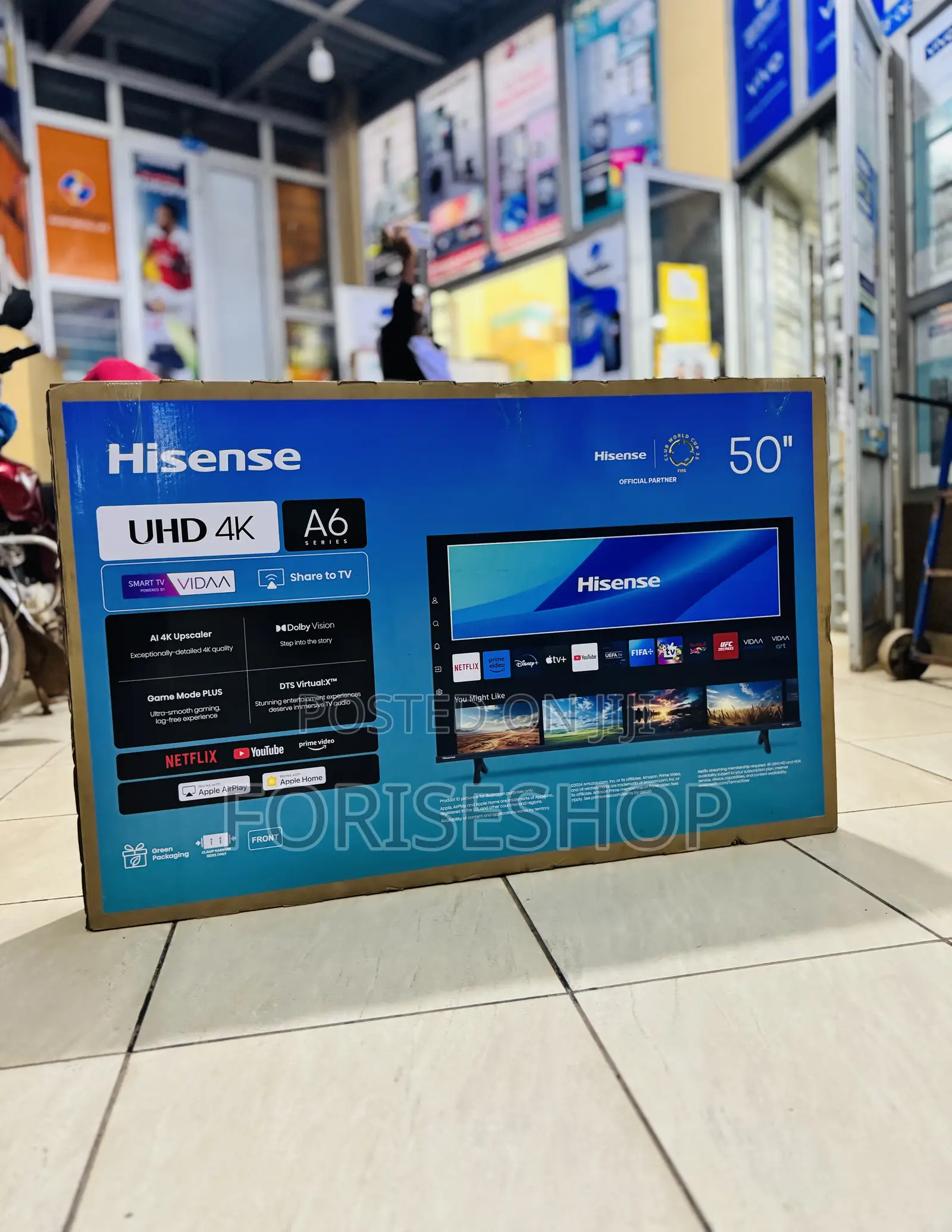 Hisense 50inch Smart Tv 4k Uhd (Black Friday)
