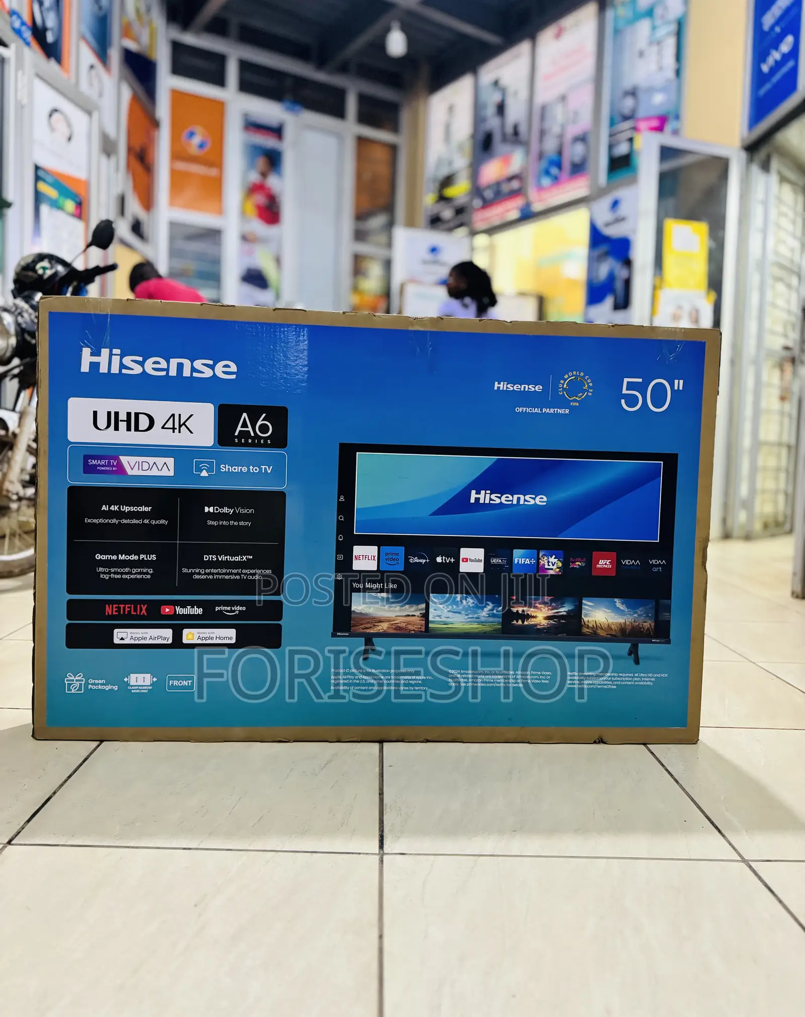 Hisense 50inch Smart Tv 4k Uhd (Black Friday)