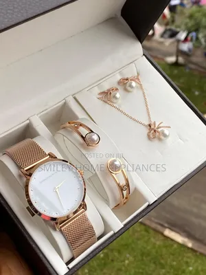 White Face Hannah Martin Women's Rose Gold Strapped Wrist Time Piece
