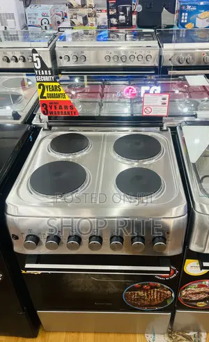 Blueflame Full Electric 4 Hot Plates Cook 60by60m Silver