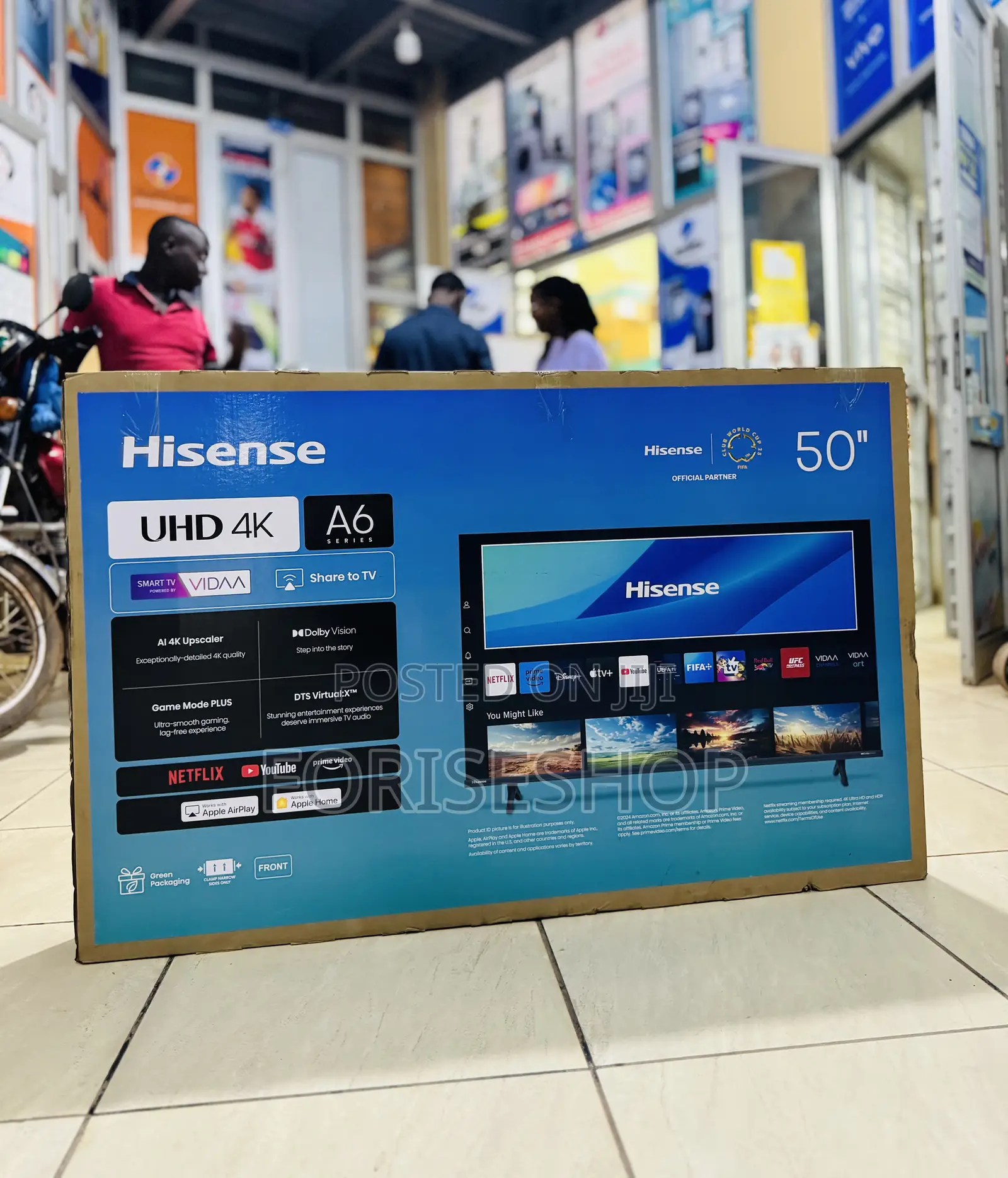 Hisense 50inch Smart Tv Uhd A6 Brand New Tvs