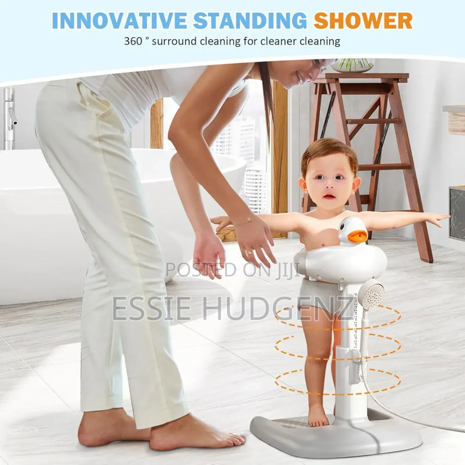Baby Shower Stand With Adjustable Height and Anti Slip Base