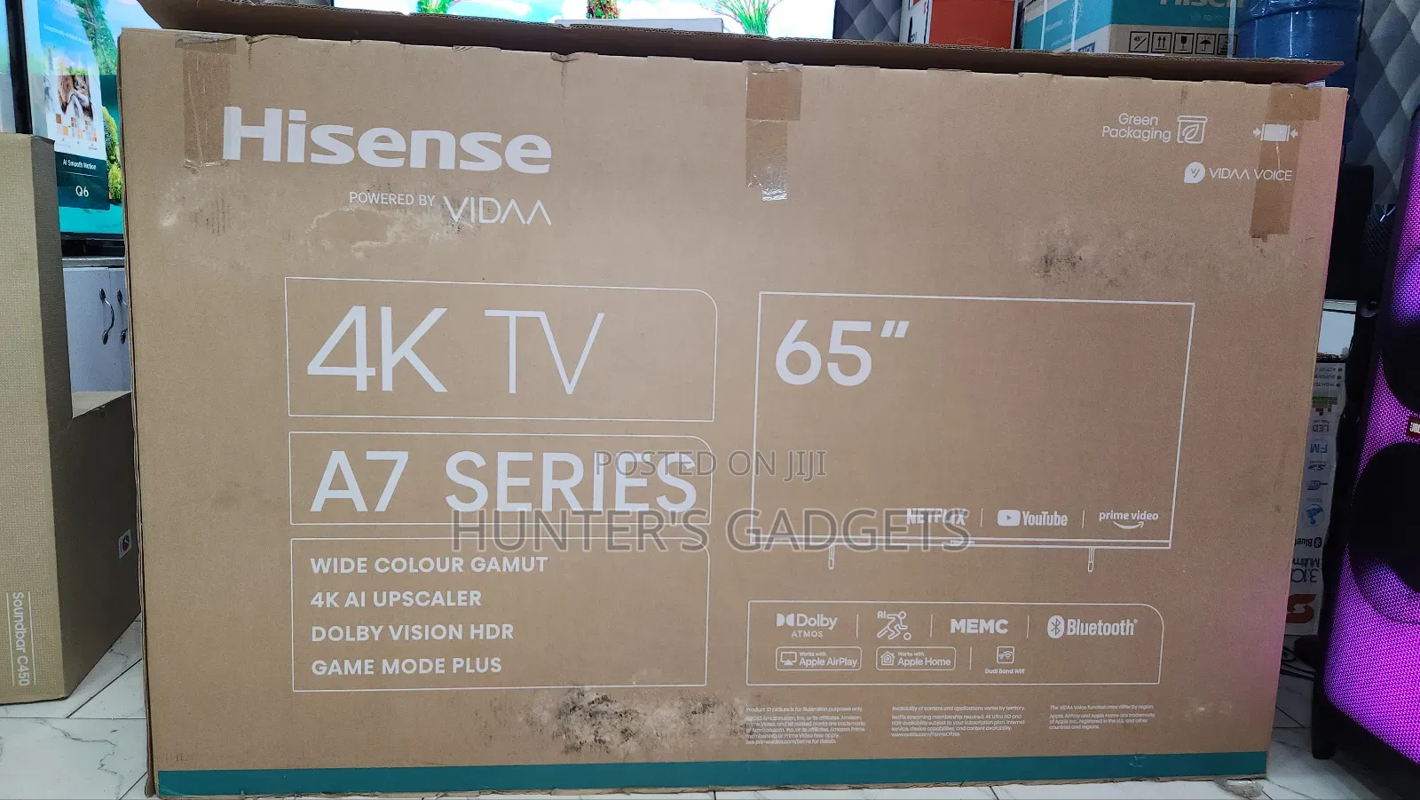 Hisense 65 Inch Smart Uhd A7 Series With All Accessories