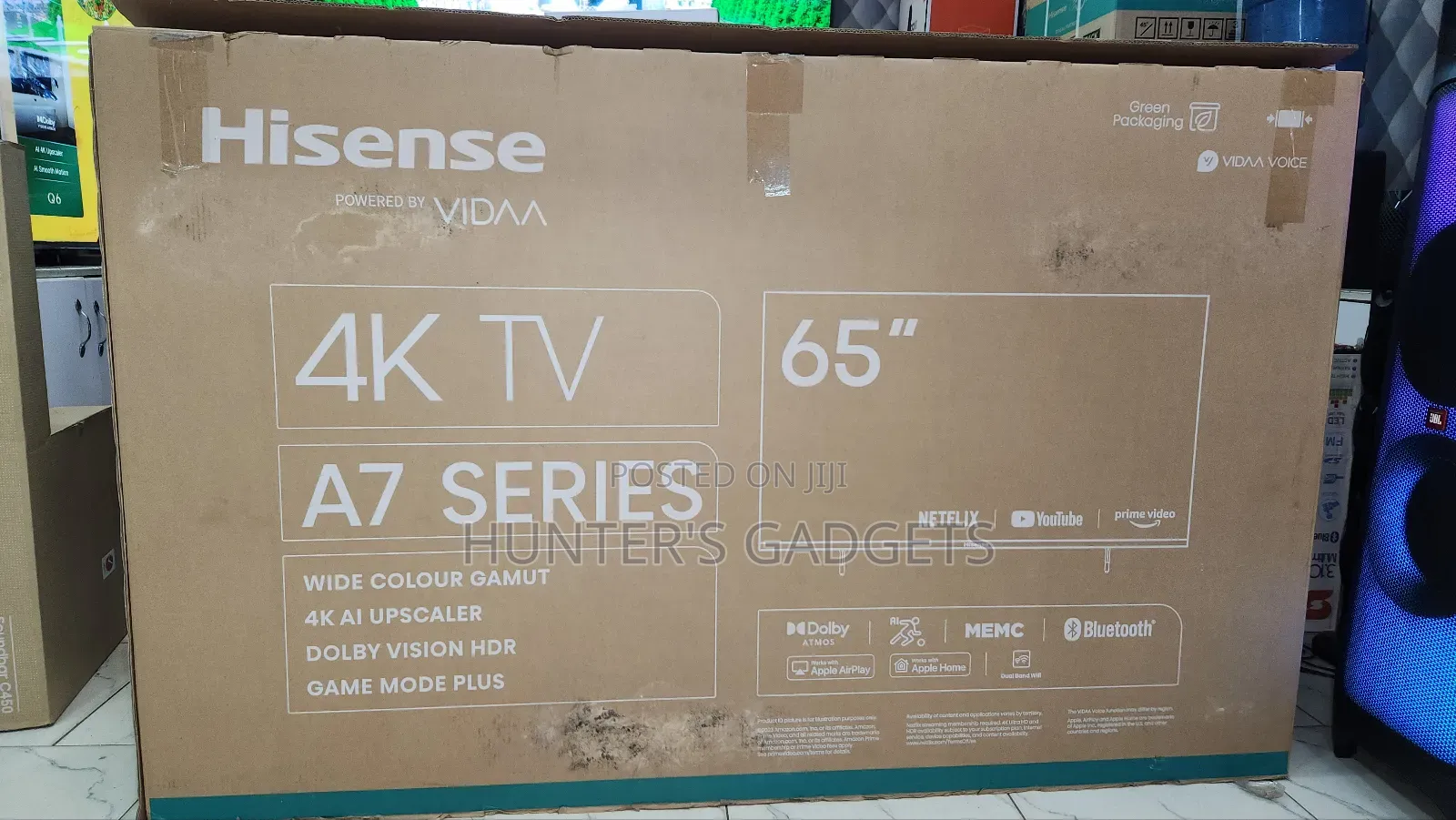 Hisense 65 Inch Smart Uhd A7 Series With All Accessories