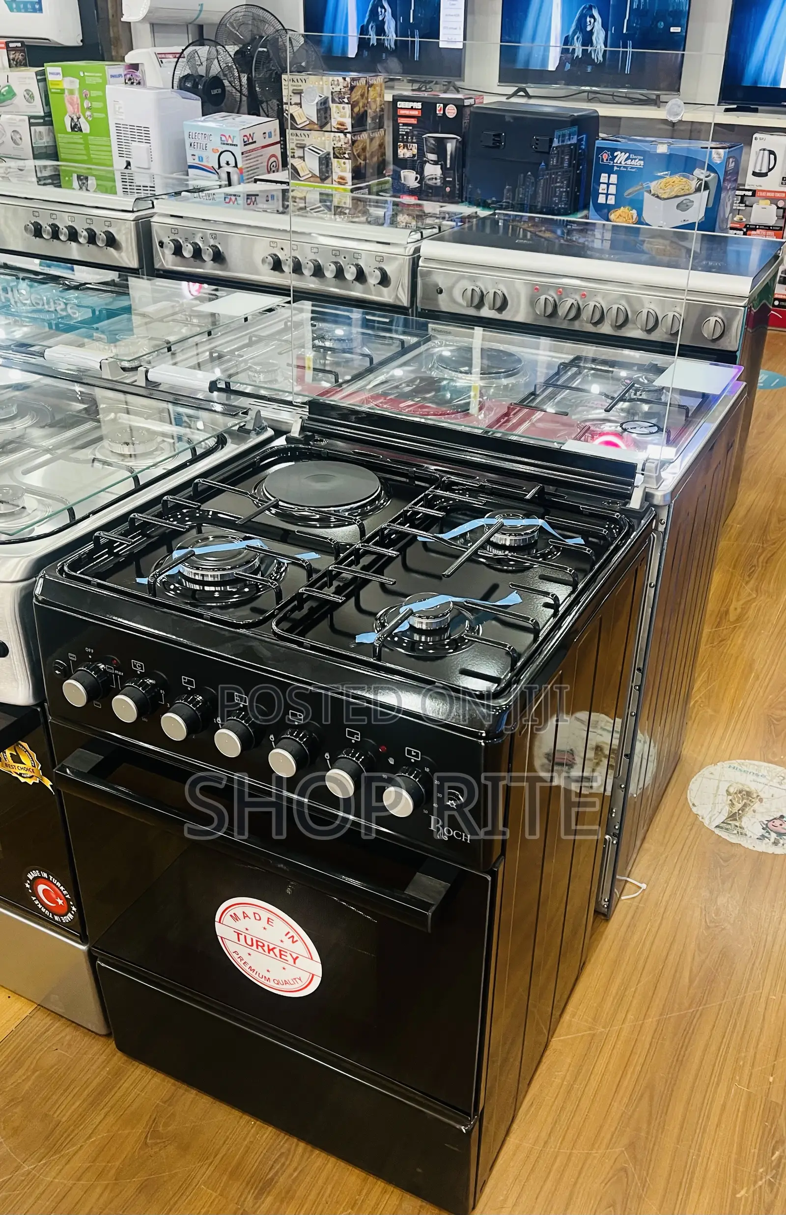 Brand New Roch 3 Gas 1 Electric 60 /60 Cooker