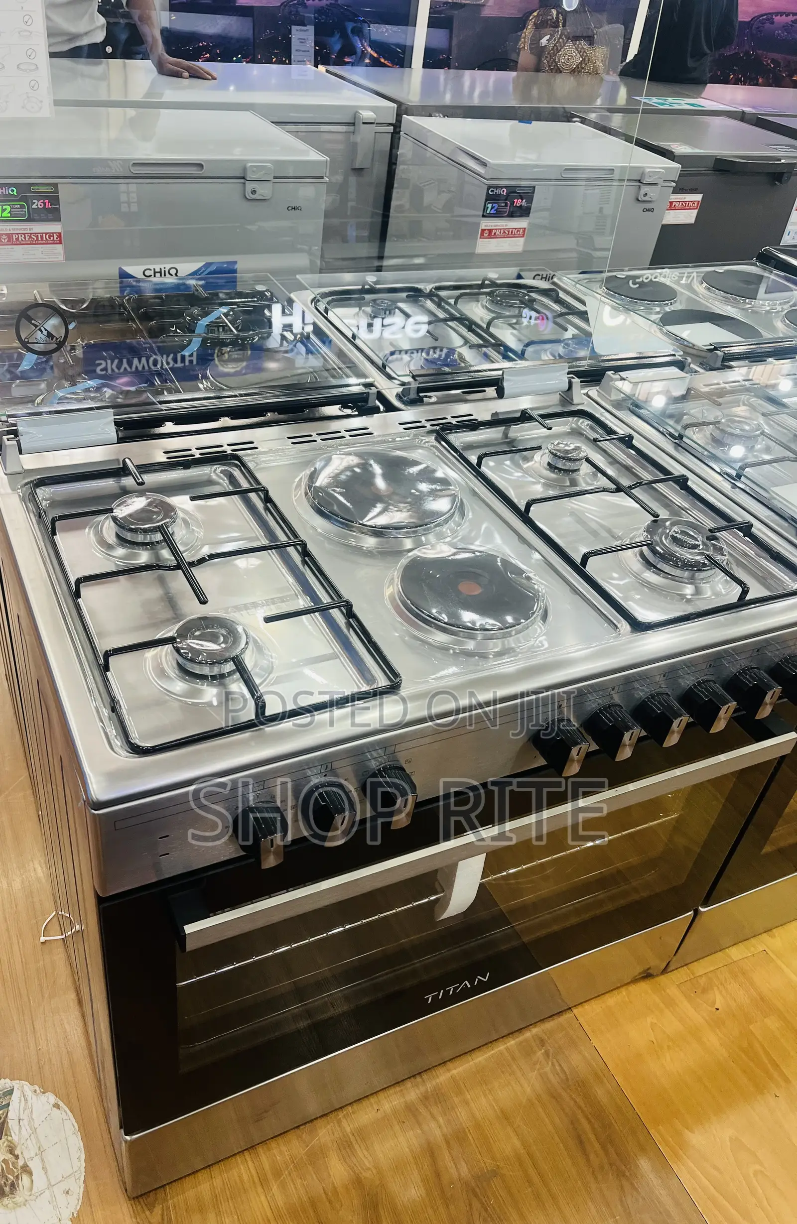 Titan Orginal 4 Gas 2 Electric 90/60cm Cooker