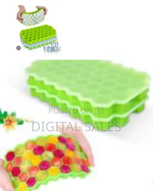1 Piece Ice Cube Tray 37 Grids Silicone Ice Cube Mold for Freezer
