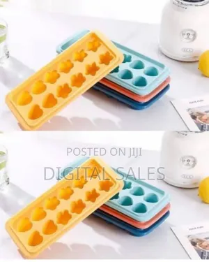 1 Piece of Heart and Star Shape Silicone Mould Mold Ice Cube Tray