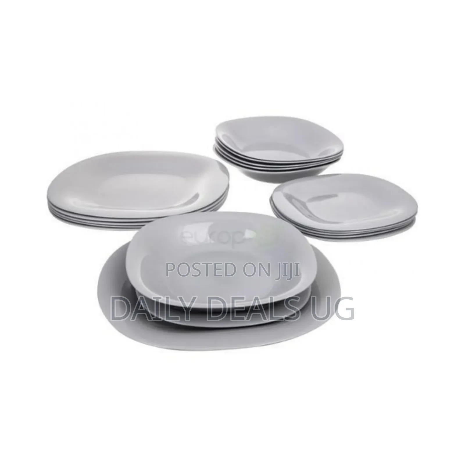 Luminarc 18 Piece Luminarc Plates,Side Plates and Bowls Dinner Set