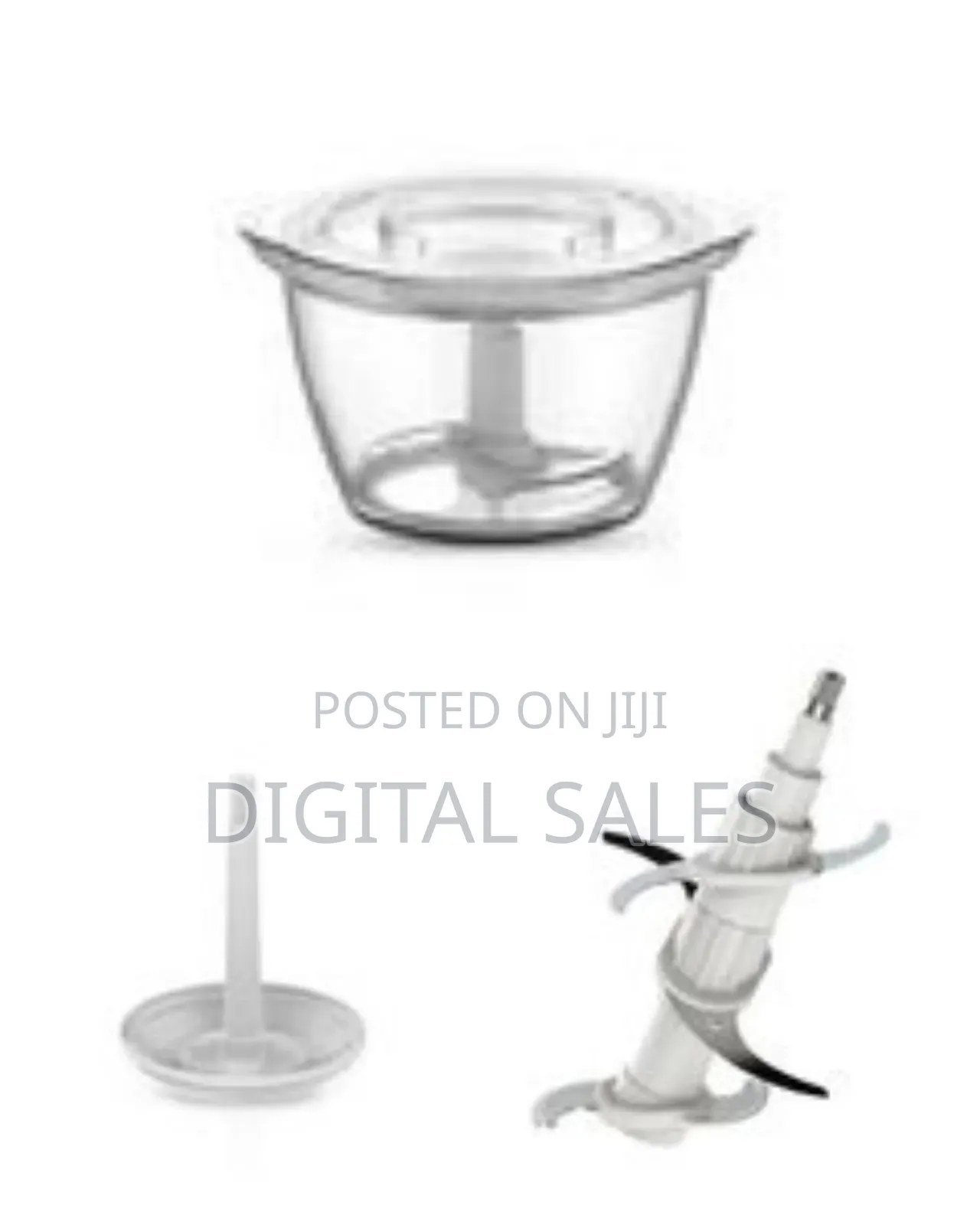 Saachi 1.5l Electric Chopper Egg Beater Bowl Meat Mincer Grinder
