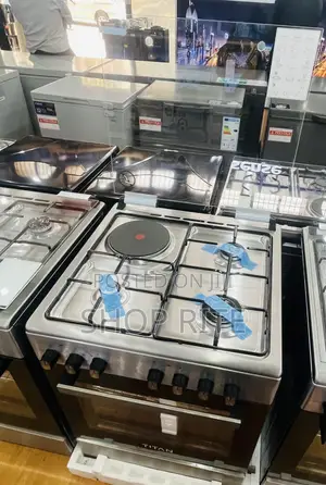 Titan 3 Gas 1 Electric Cooker Stainless Steel