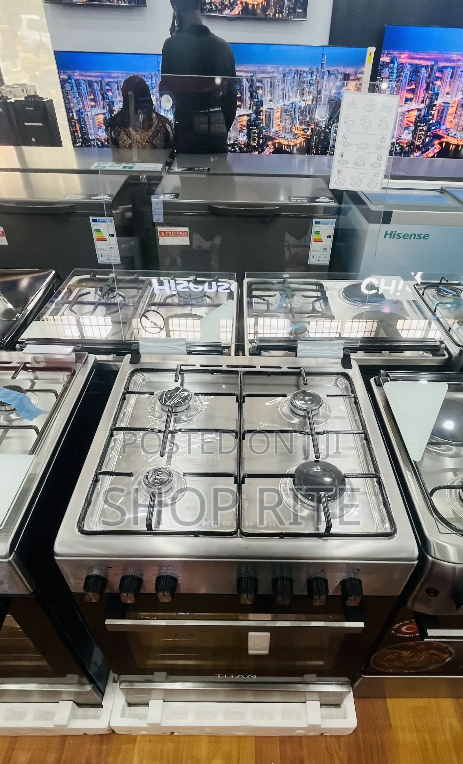 Titan 4 Gas Cooker Brand New 60 /60 Cm
