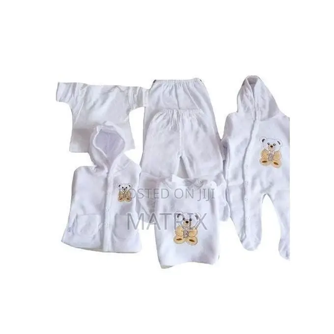 8pcs Cotton Wear Baby Pack - White