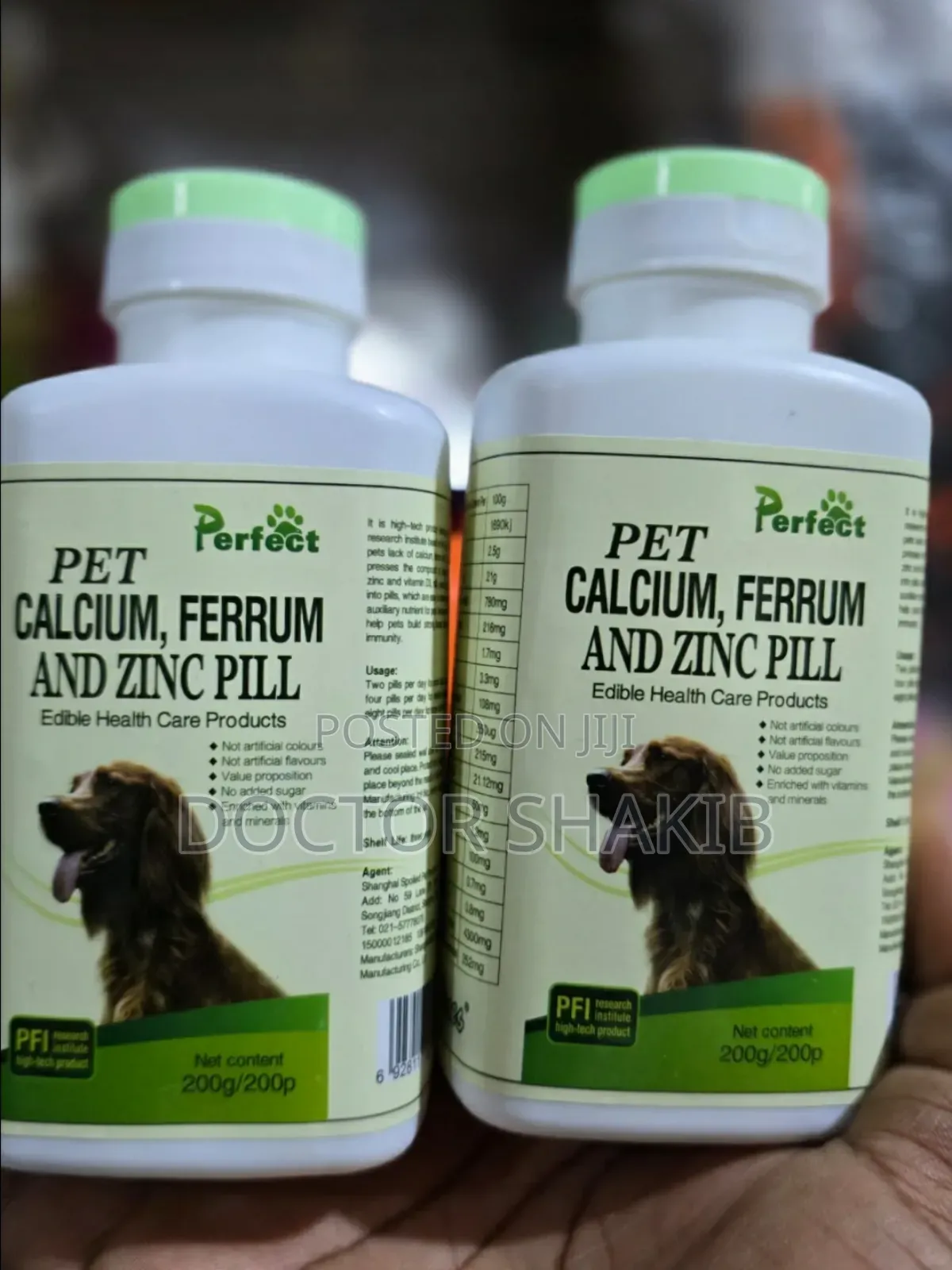 New Perfect Pet Calcium, Ferrum and Zinc Pills
