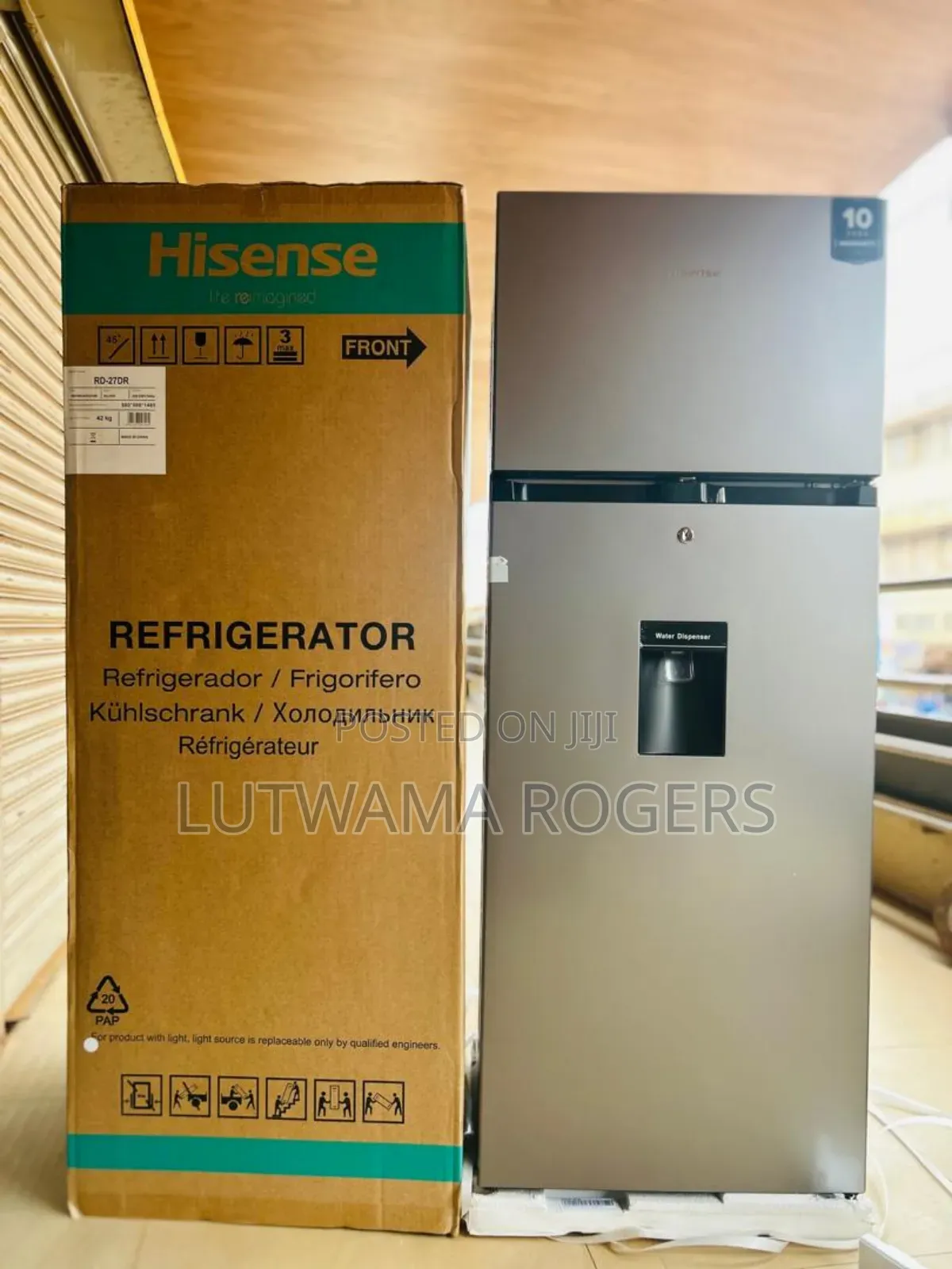 Hisense 270ltrs Fridge With Dispenser