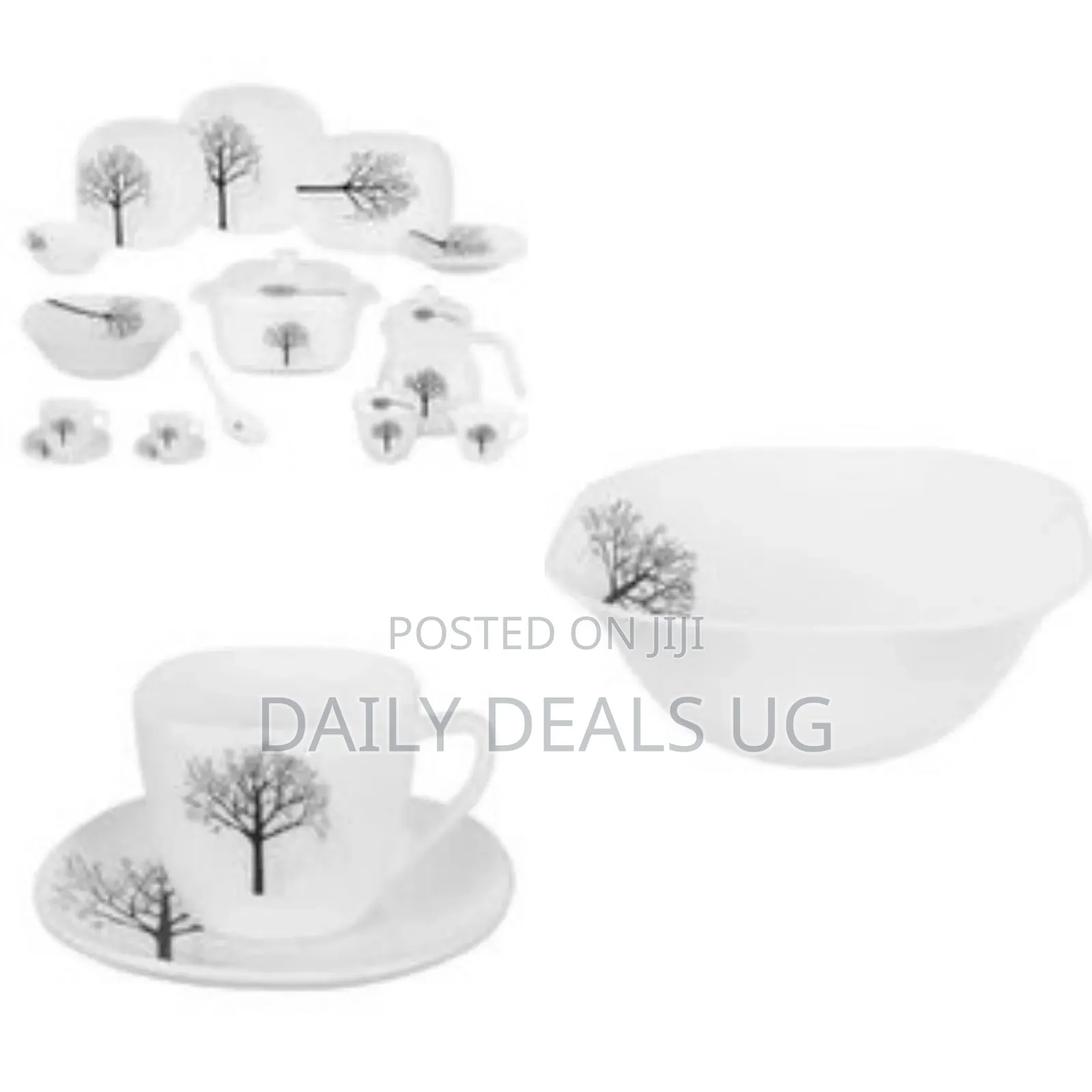 40 PCS Cups Bowls Saucers Side Plates Meat Soup