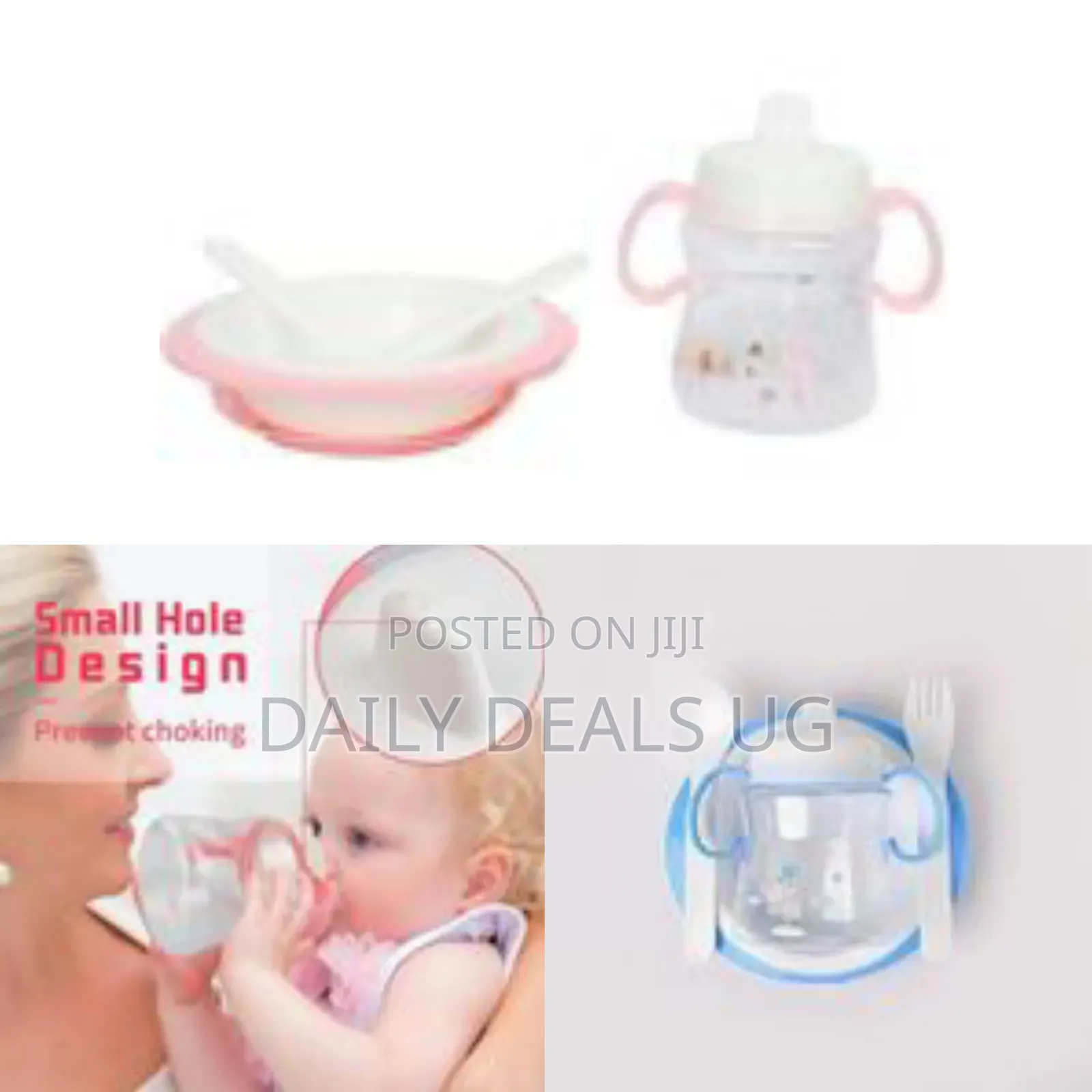 4 in 1 Baby Tableware, Bpa Free, Feeding Set, Suction Base, With Bowl