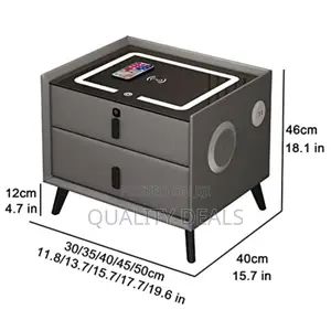 Smart Meble Smart Bedside Table With Wireless Charging,