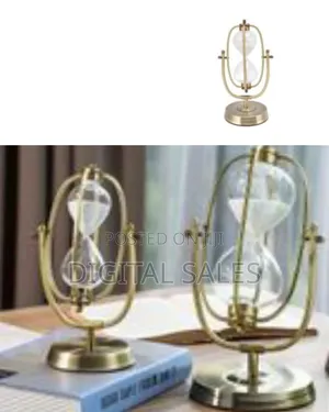 31.5*17cm Transparent 360° Flipping Sand Clock Timer Vintage Sand