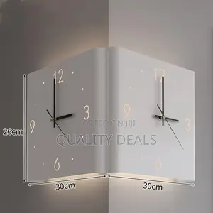 Double Sided Corner Wall Clock