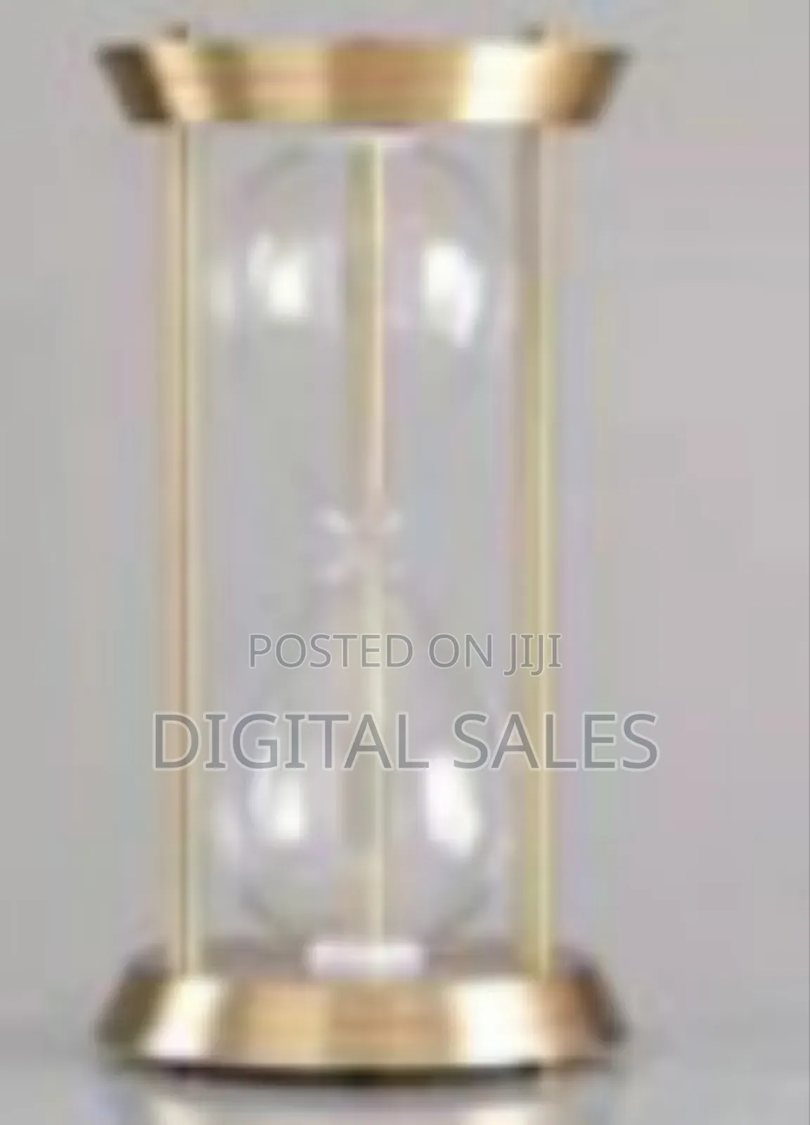 32*17.5cm Sand Timer Rotating Hourglass Brass Tone 15 30 60 Minutes