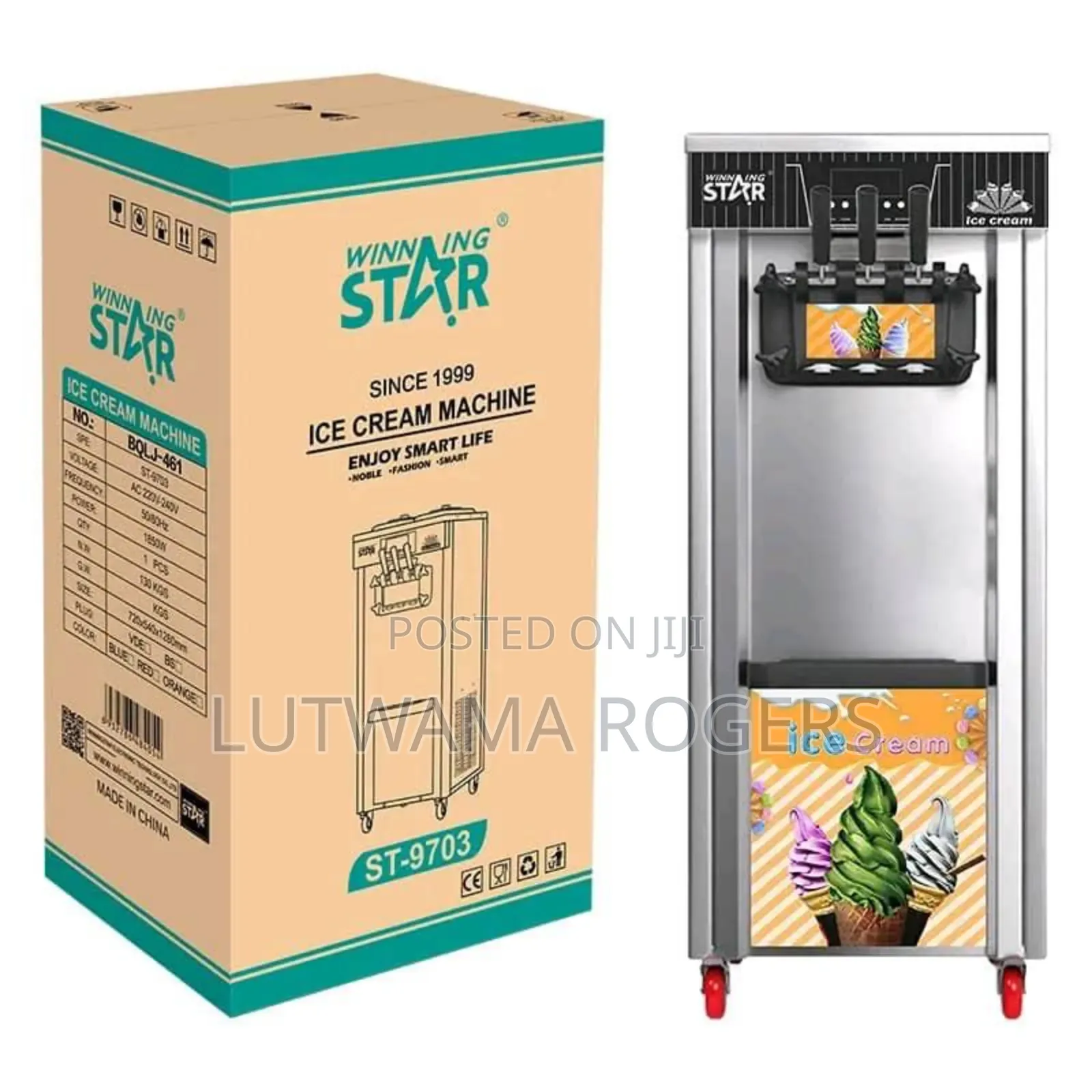 Winning Stars Ice Cream Machine