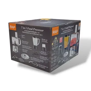 Raf 7-in-1 Food Processor, 600w Multi-Function Blender Juicer Mixer.