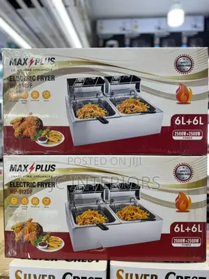 Max Plus Double Deep Fryer Available Pc at 220,000/=