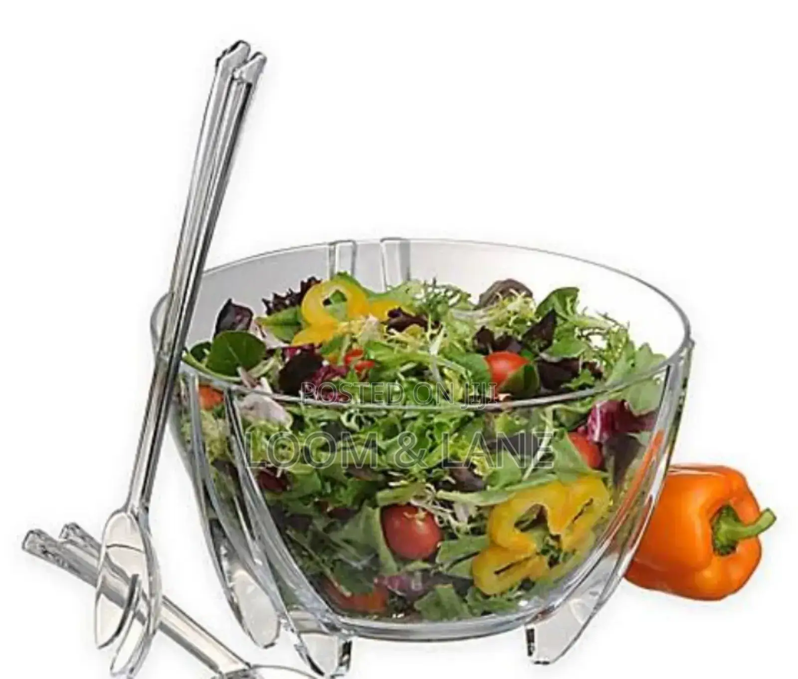 Prodyne Acrylic Salad Bowl With Servers