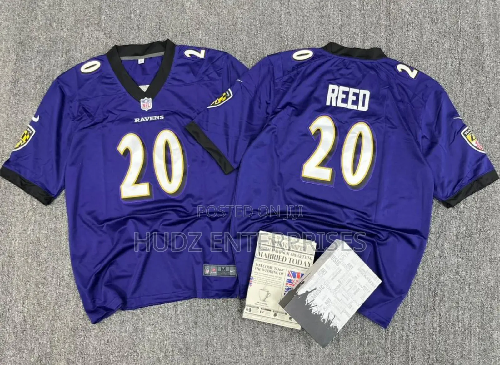 NFL Purple Reed No.20
