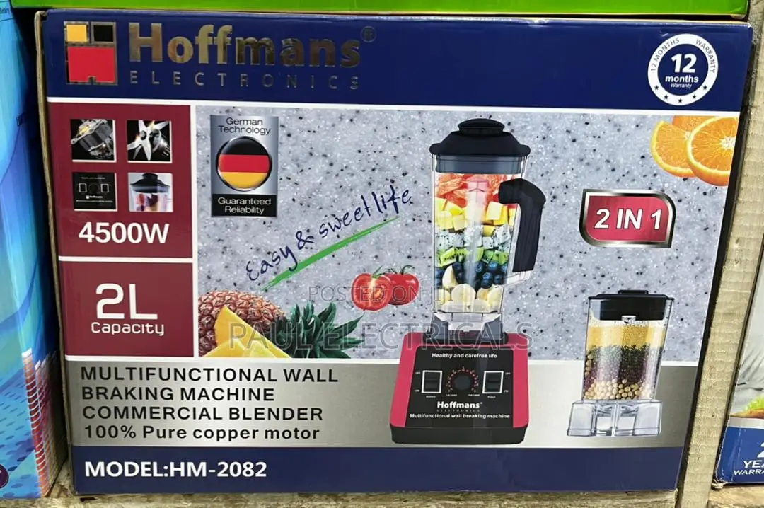 The Hoffmans 2l Blender Hm-2082 Icommerciald Home Use.